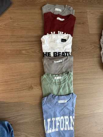 Zara T-Shirts Set 6 Stück verschiedene Farben Grösse 152