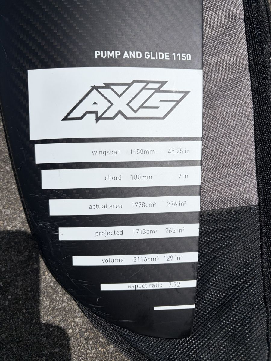 Axis Tavole da surf e di nuoto: AXIS PNG Pump Foil Set mit Takoon Board – Usato da Biel/Bienne venduto da bear11 3