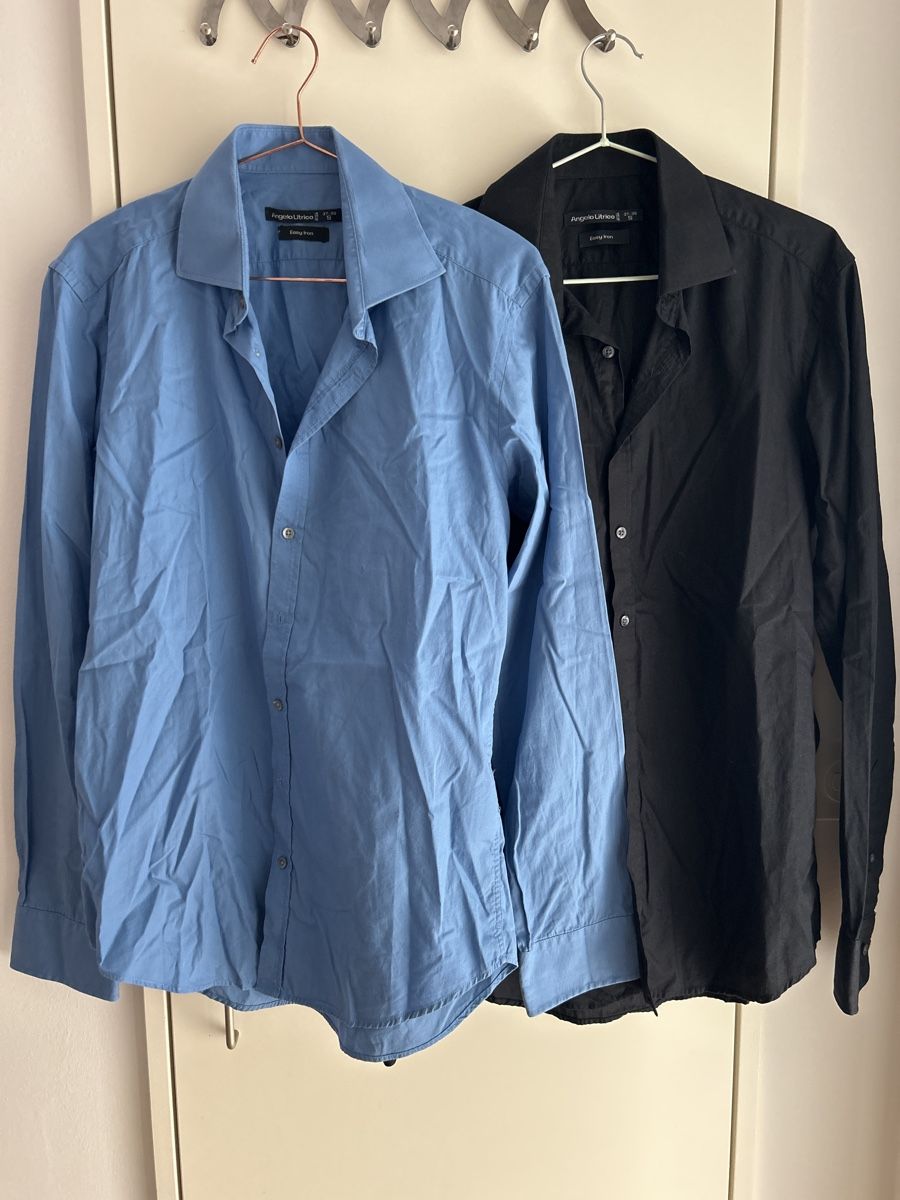Lotti di vestiti: Kleiderpaket 2 Hemden Gr. S schwarz/blau – Usato da Winterthur venduto da turmalina15