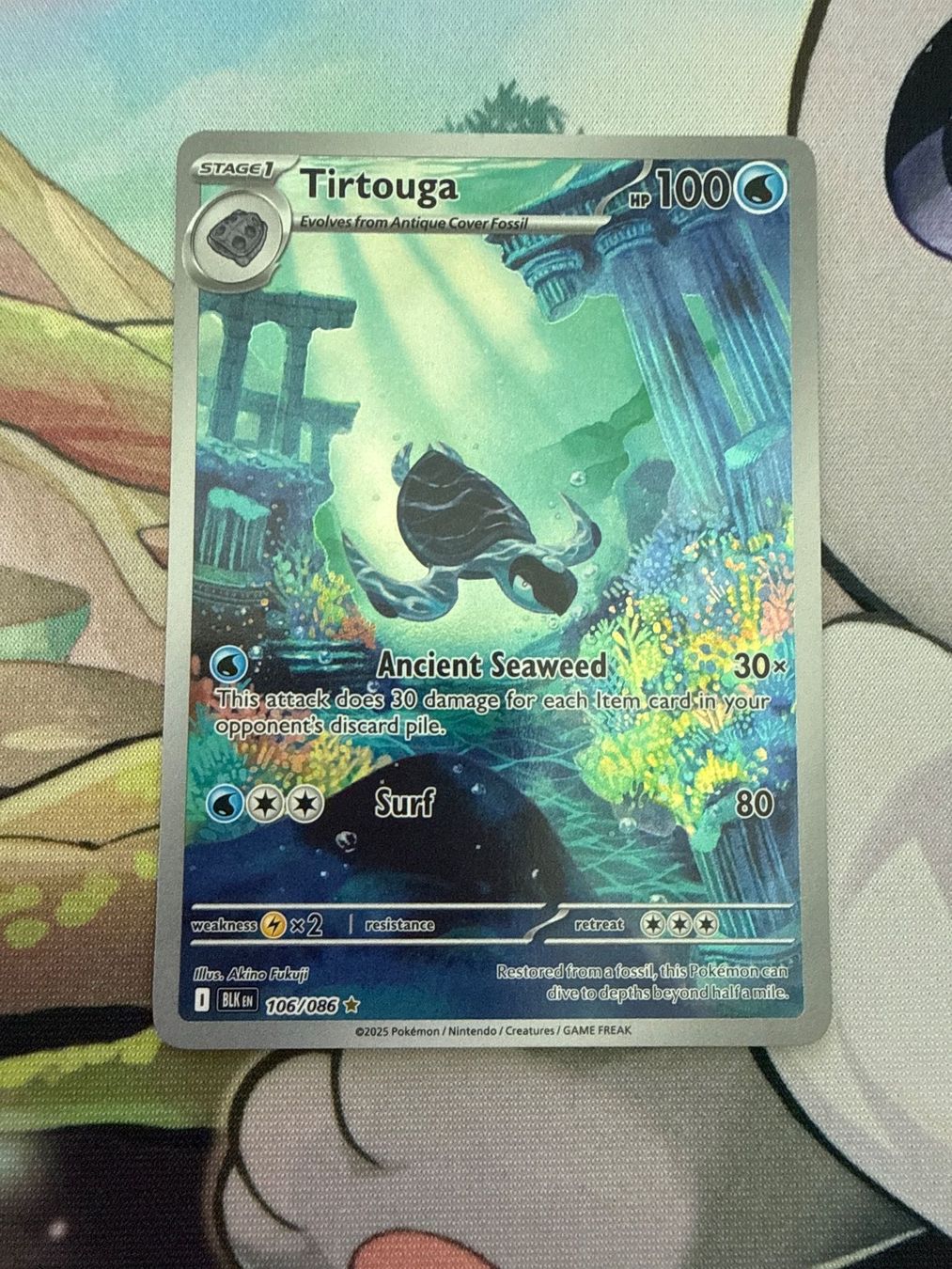 Pokémon Carte collezionabili: Tirtouga - BLKen 106/086 – Nuovo (secondo la descrizione) da Adlikon b.Regensdf venduto da olivera24