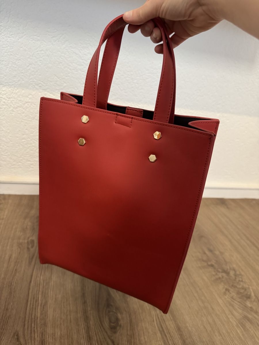 Pieces Borse da donna: Tasche Pieces rot Bag Handtasche – Usato da Fislisbach venduto da KolibriSecondhand 2