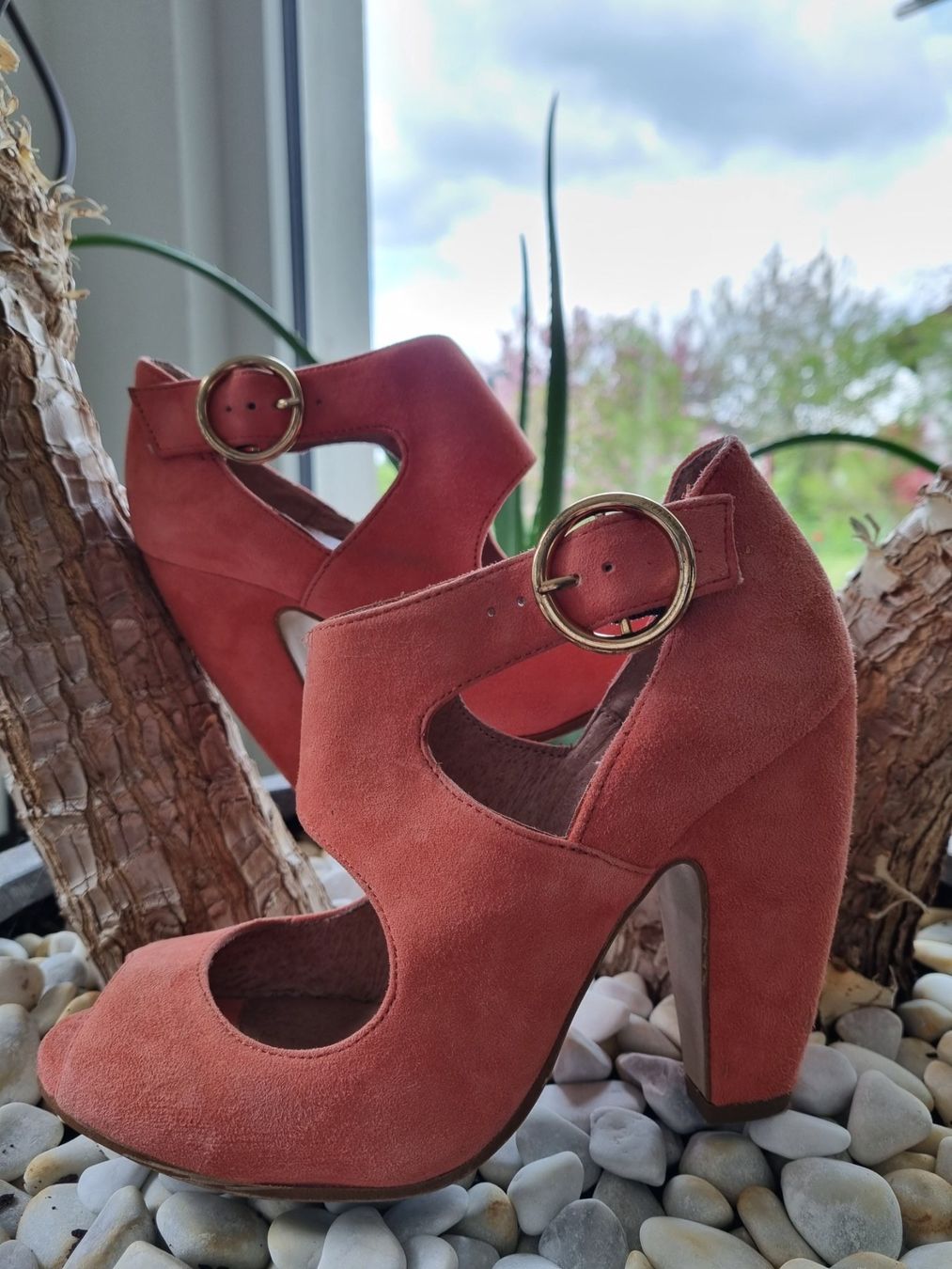 Zalando Damenschuhe: Tolle apricot-lachs Pumps Gr.35 – Gebraucht aus Lengnau AG von Endless