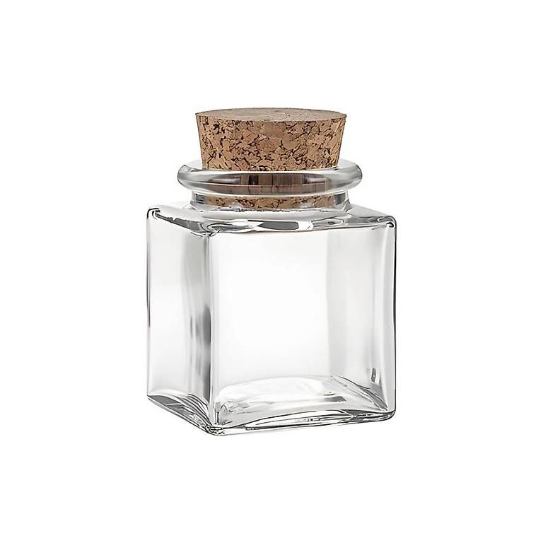 Bicchieri: 324st Cubus Glas 50ml, Korkdeckel – Nuovo e nell'imballaggio originale da Krattigen venduto da KP-Management 1