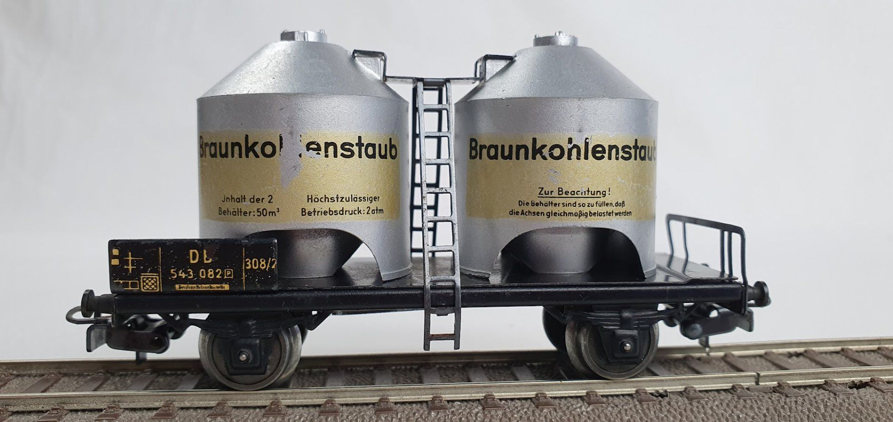 Märklin Modellini di ferrovie: Märklin 4511 DB Kohlenstaubwagen, Version: 1955 – Usato da Seon venduto da voAllBah 1