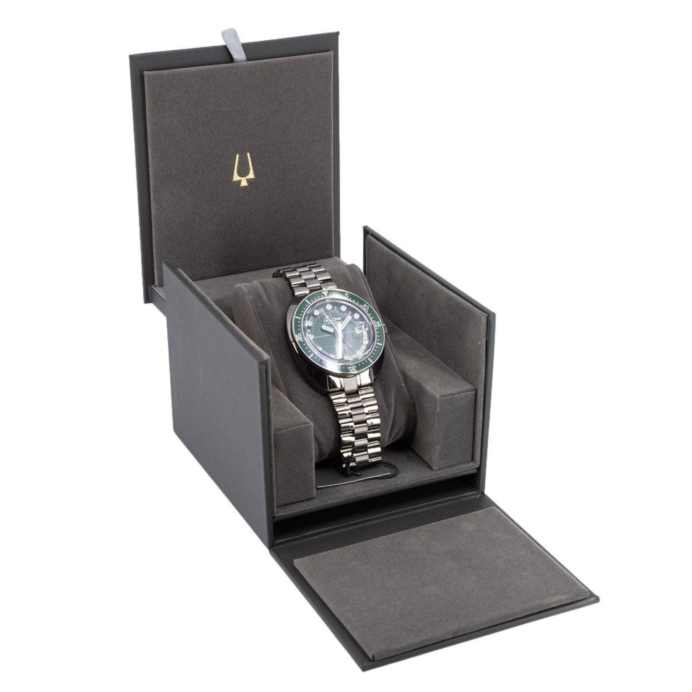 Bulova Orologi: Bulova Men's 98B415 Oceanographer GMT Mechanical – Nuovo e nell'imballaggio originale da Schindellegi venduto da harveystore 8