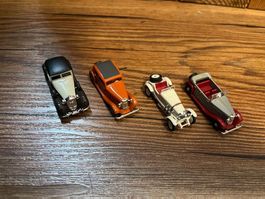 Modellautos Oldtimer (4 Stück)