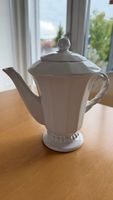 Schöner antiker Kaffeekrug mit Deckel Manufaktur E. Tessier