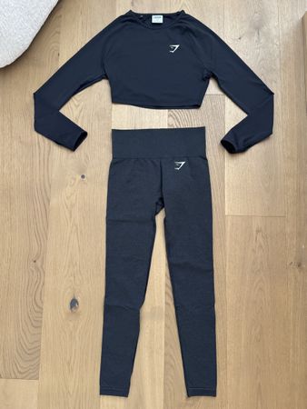 Gymshark Set Leggins / Crop Top Grösse XS