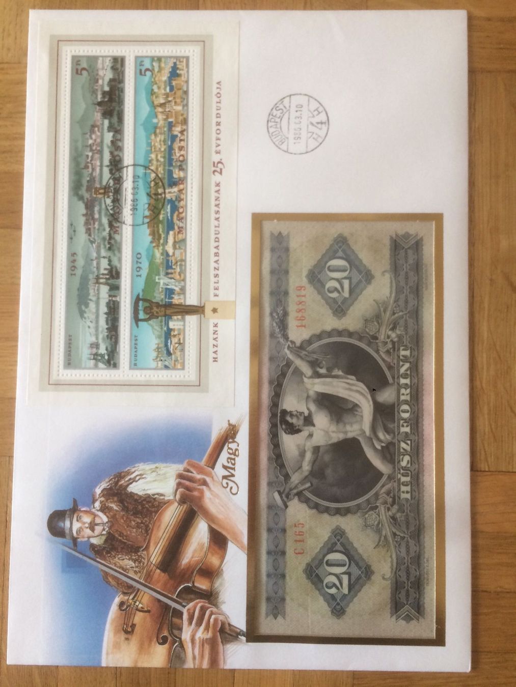 Billets de banque: Banknotenbrief Ungarn – Neuf avec emballage d'origine à Muralto par Alex1912