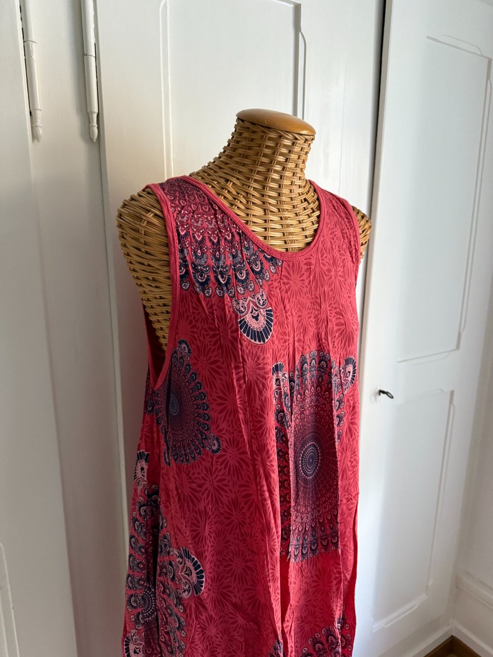 Vestiti: Hippie Goa Kleid beerenfarben gemustert – Usato da Zürich venduto da Diazaio 1
