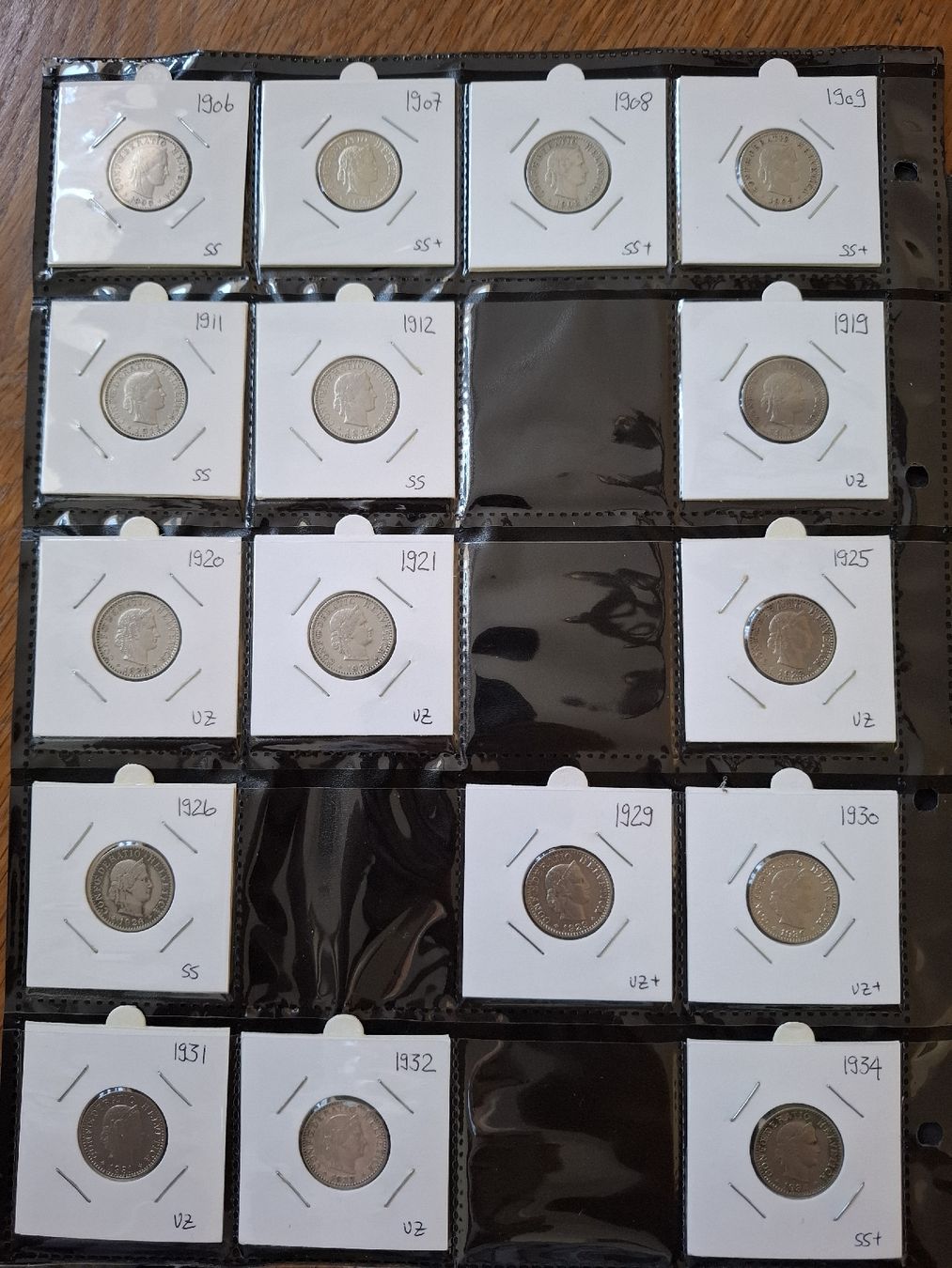 Toutes les monnaies: 20 Rappen Sammlung nr.32 – D'occasion à Hunzenschwil par Hardrock6 1
