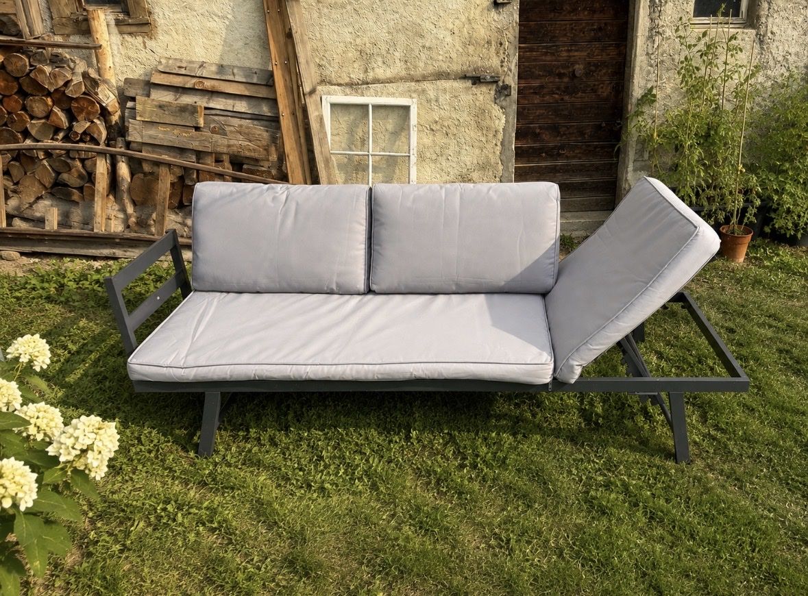 Divani: Gartenlounge multifunktional anthrazit – Usato da Pfäfers venduto da Xa_Da 1