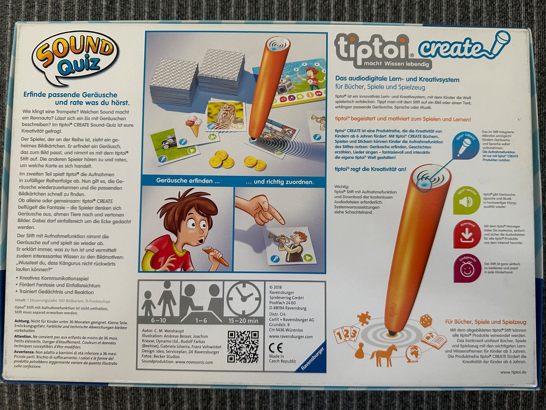 Tiptoi Giochi: Sound Quiz - tiptoi create – Usato da Dierikon venduto da Butcherboy 1