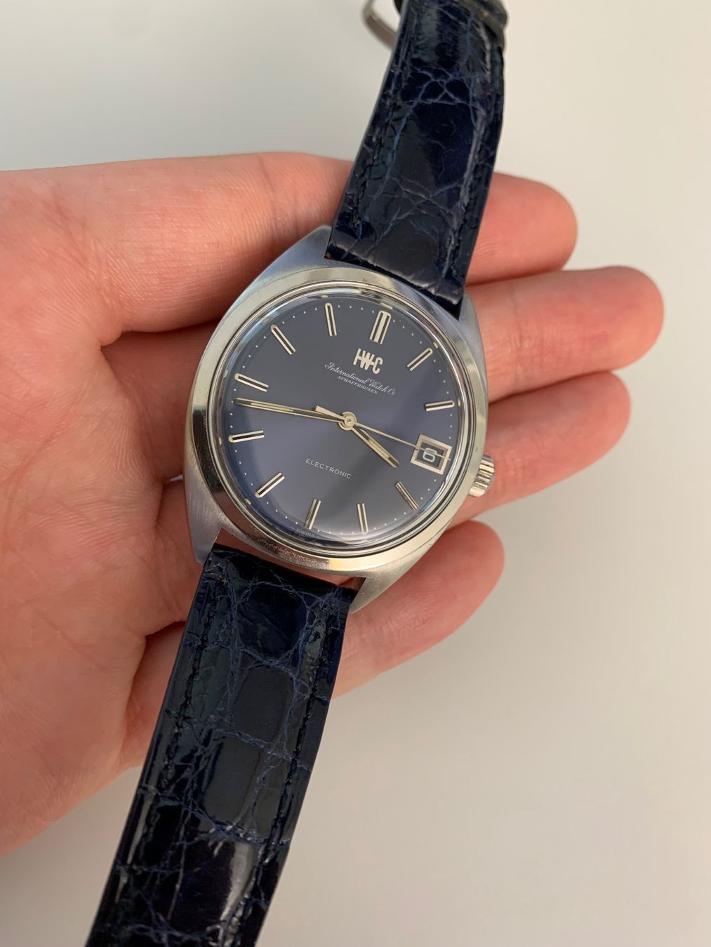 IWC Orologi: IWC Electronic Vintage Uhr 36mm läuft – Usato da Goldau venduto da WatchDealer1 2