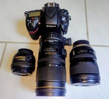 Set Nikon D800 mit 3 Objektiven 