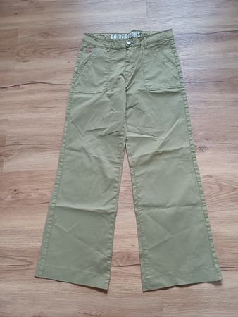 Driver Jeans by Clochard Khaki Weite Hose Gr. 28 Top Zustand