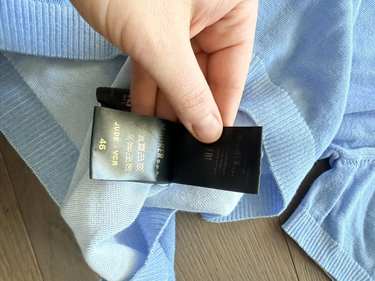 T-shirt: Moorer blue Tshirt – Usato da Melide venduto da Nikola-123 6
