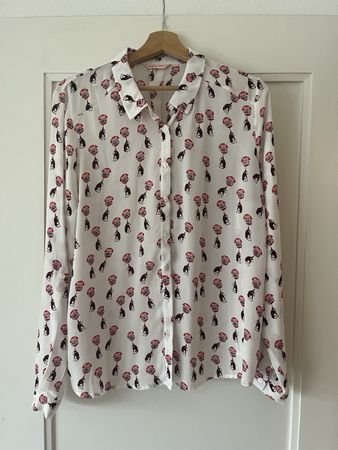 KULT Bluse von M-Stars / Migros-Chind mit Erdbeerglacé-Logo