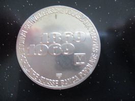 Gedenkmünze 1869-1969 Raiffeisen Silber 100 Jahre