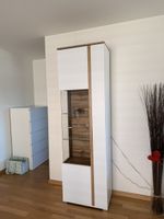 Vitrinen-Schrank weiss Holz mit Glastüre guter Zustand