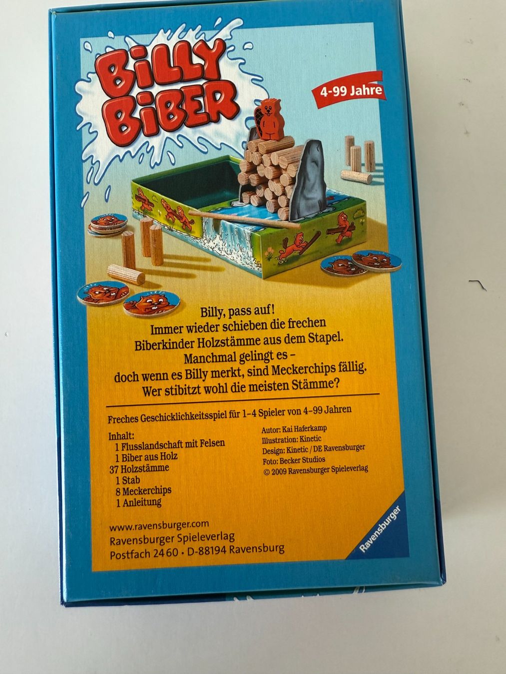 Ravensburger Giochi: Billy Biber - Mitbring- / Reisespiel Ravensburger - ab 4 J. – Nuovo (secondo la descrizione) da Winterthur venduto da brittalili 2