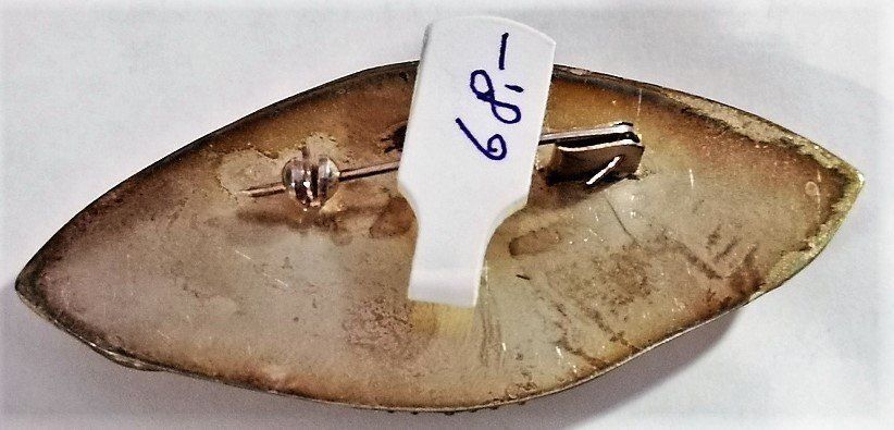 Spille & Fermagli: Brosche Onyx Edelstein Silber (11) – Nuovo (secondo la descrizione) da Lutzenberg venduto da Pinschi01 1