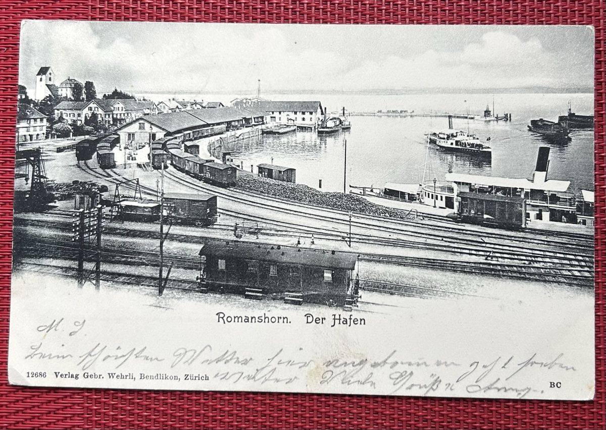 Cartoline postali: AK Romanshorn  – Usato da Horw venduto da Tellbub