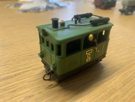 Egger Bahn, Kasten Dampflok, läuft schön,Pf9