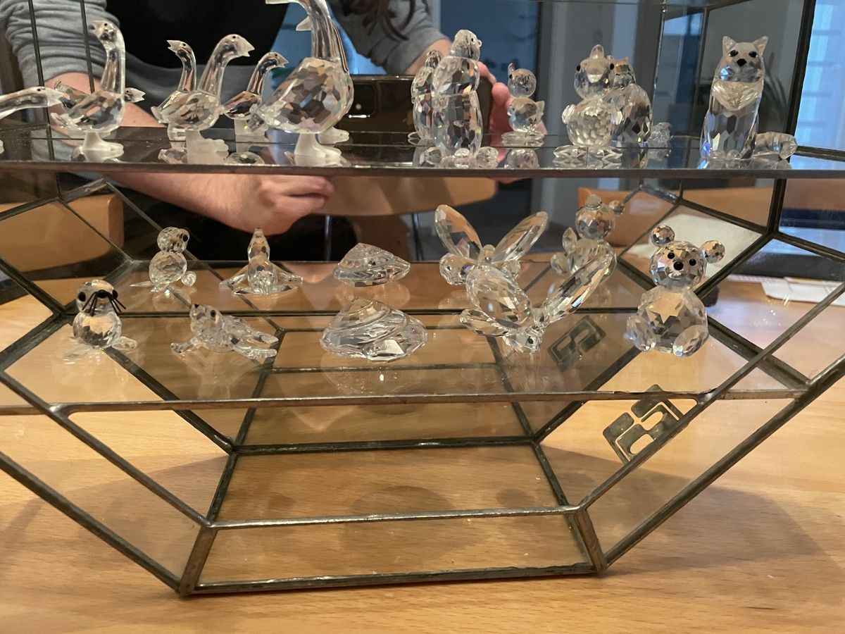 Swarovski Tutte le decorazioni: Swarovski Sammlung mit Vitrine – Usato da Aarberg venduto da Lars28 3