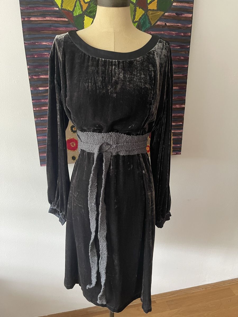 Deerberg Vestiti: Deerberg Samtkleid Gr.XL – Nuovo (secondo la descrizione) da Stallikon venduto da BaumArt 1