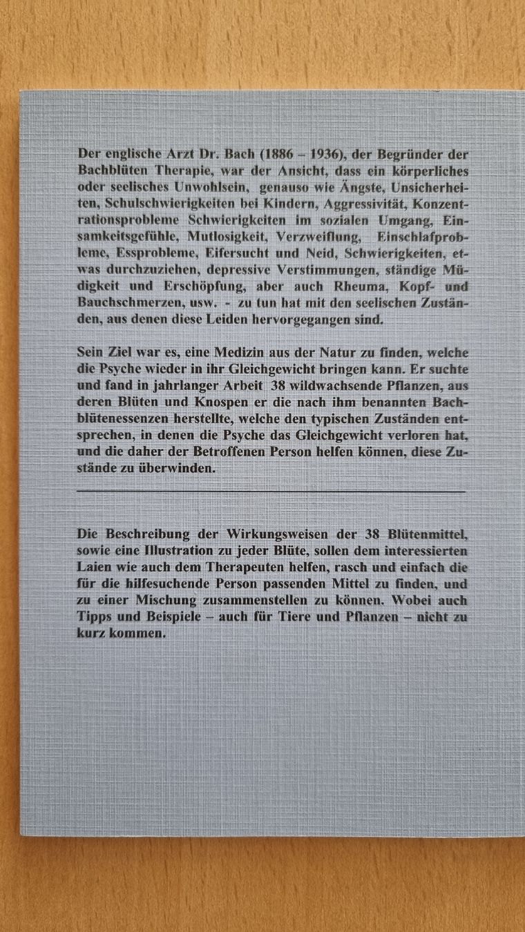 Libri: Bachblüten Monika Bircher Heilmethode Buch neuwertig – Usato da Steinach venduto da lesefieber 1