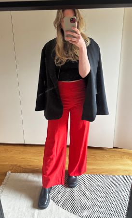 NEU | Rote Palazzo-Hose von KALA Berlin, Gr. S
