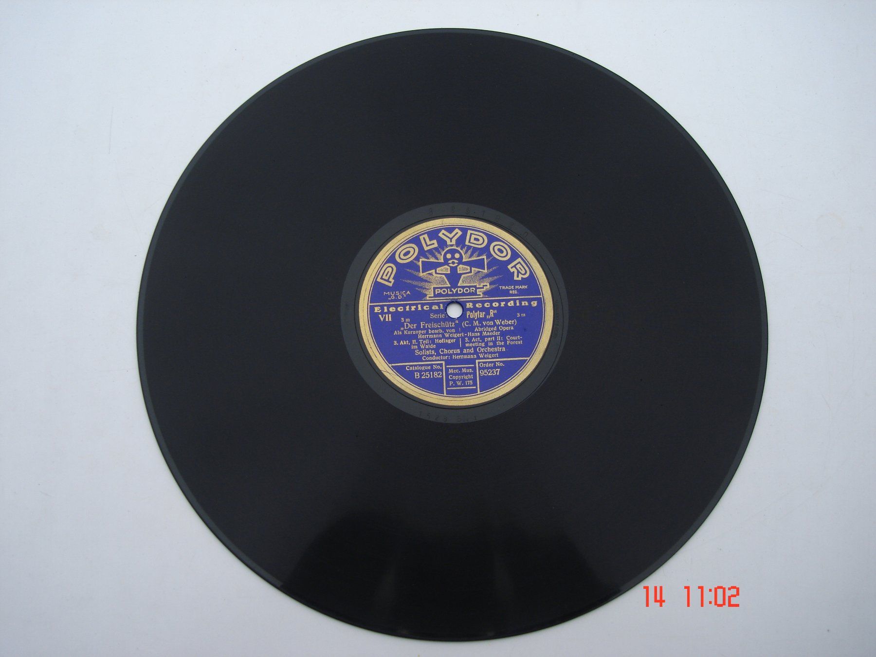Dischi in vinile: Schellackplattenalbum Weber. Der Freischütz. Als Kurz-Oper. – Usato da Aeschi SO venduto da abi1951 8