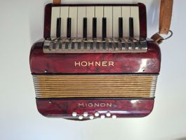 Hohner Mignon Akkordeon Echtes Vintage-Original (50-60er)