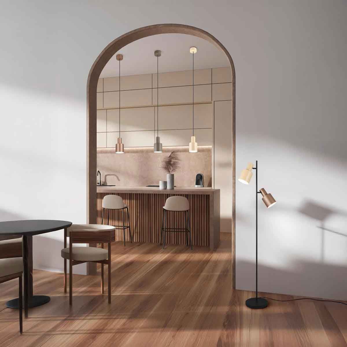Lampadari & plafoniere: Pendelleuchte, Taupe, 12 cm Ø – Nuovo (secondo la descrizione) da Kreuzlingen venduto da Smart-Light 2