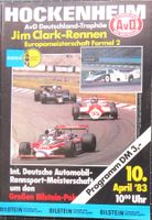 Orig. Rennprogramm Formel 2 Hockenheim 1983
