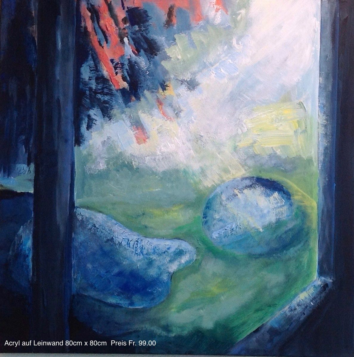 Gemälde: Original Kunstwerk Acryl oder Öl auf Leinwand – Neu (gemäss Beschreibung) aus Emmenbrücke von harrer1 9