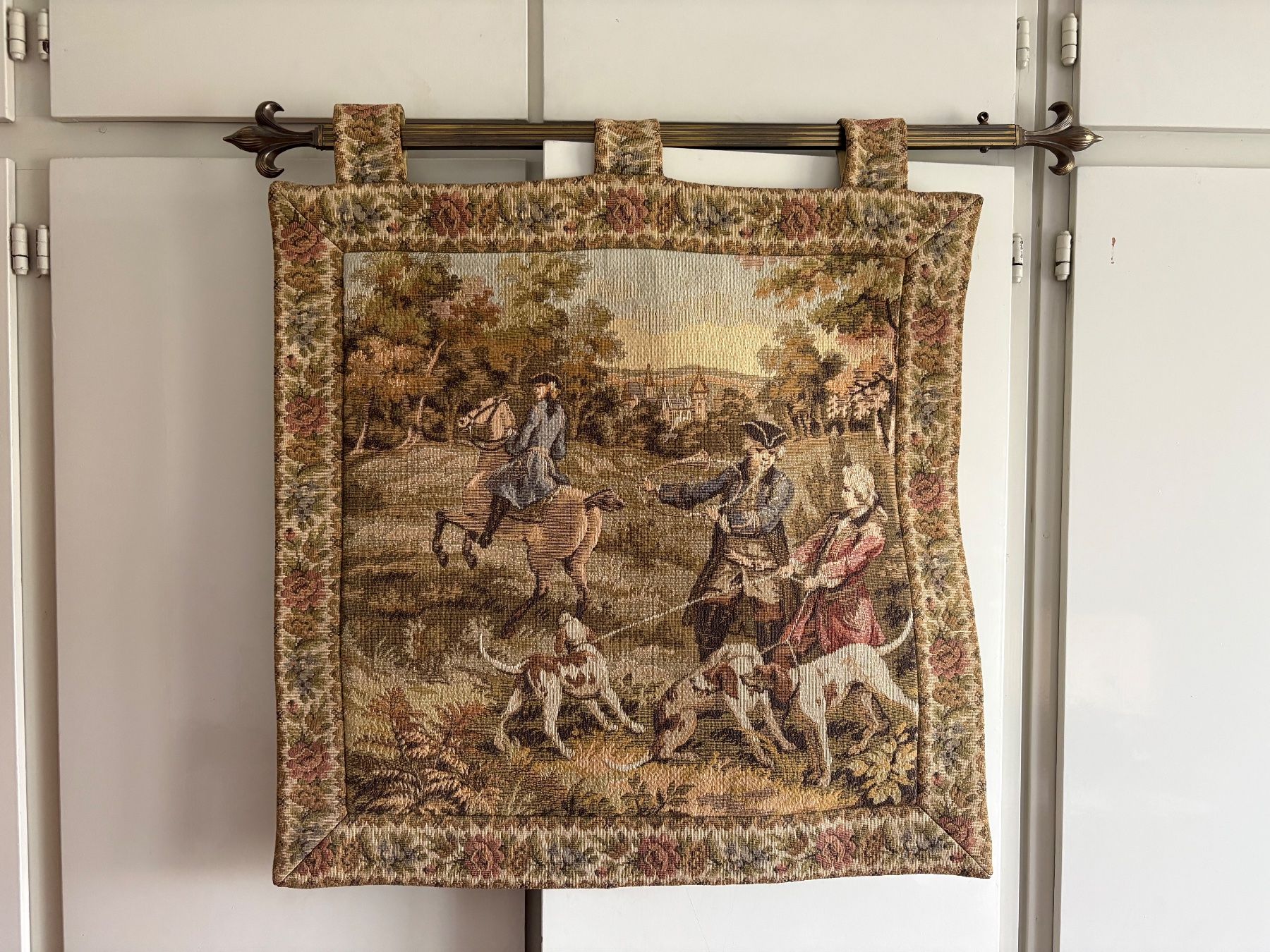 Alle Dekorationen: Wandbehang "Jagdszene" Vintage, Gobelin – Neu (gemäss Beschreibung) aus Frick von Rukki 3