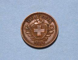 1 Rappen 1884