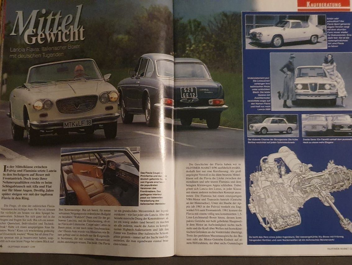 Lancia Sonstiges Fahrzeugzubehör: Oldtimer Markt 12/99  VW Scirocco Lancia Flavia Jensen xa – Gebraucht aus Flawil von sr1_f6st 5