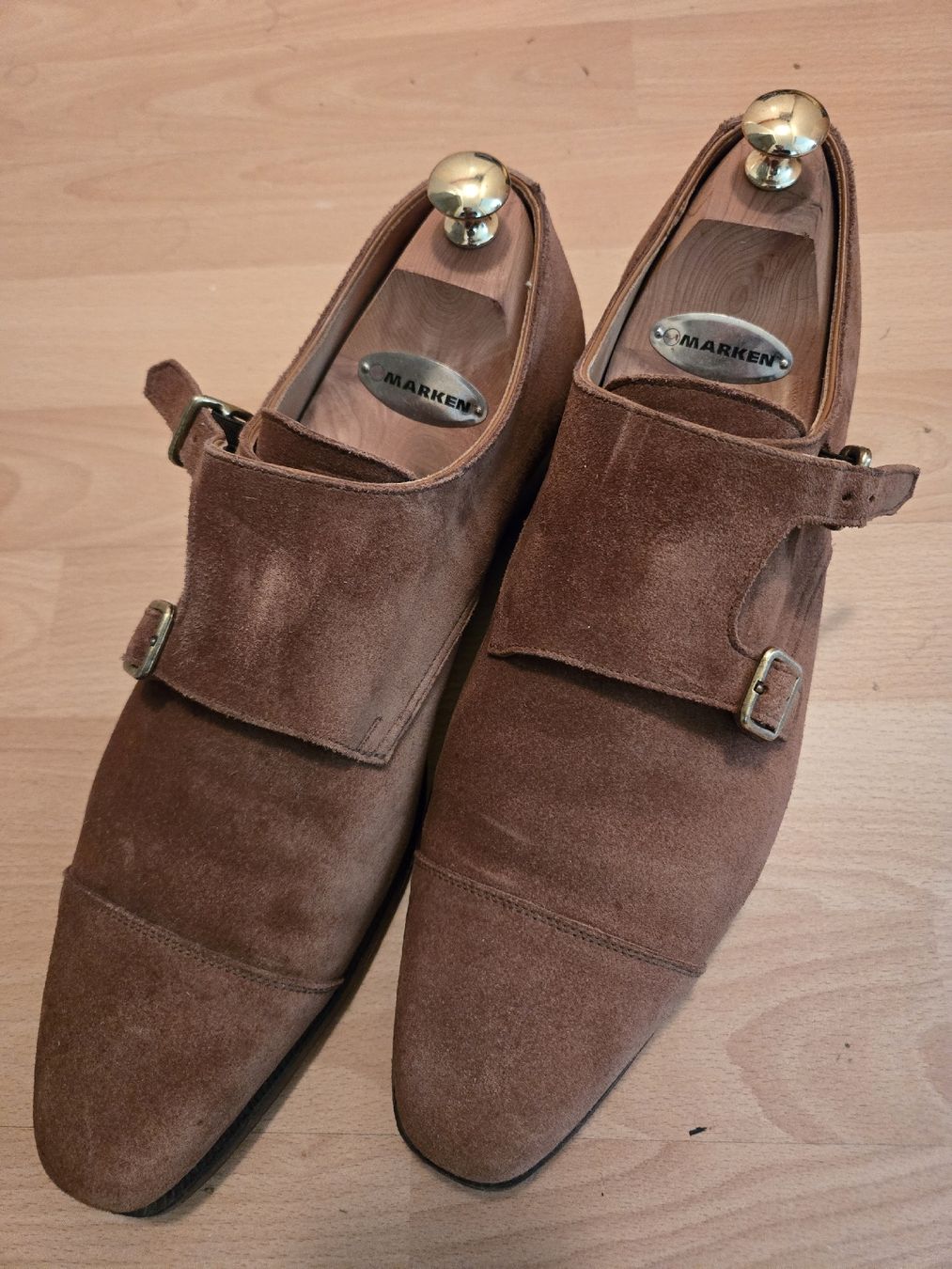 Crockett & Jones Scarpe da uomo: CROCKET & JONES SUEDE MONK – Usato da Zug venduto da f_t_827r 2