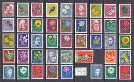 Pro Juventute  Sätze 1956 - 1963  ** Postfrisch ** ohne Falz