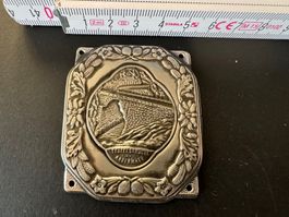 Stocknagel Plakette biegsam sehr alt aus Sammlung Schweiz🤩