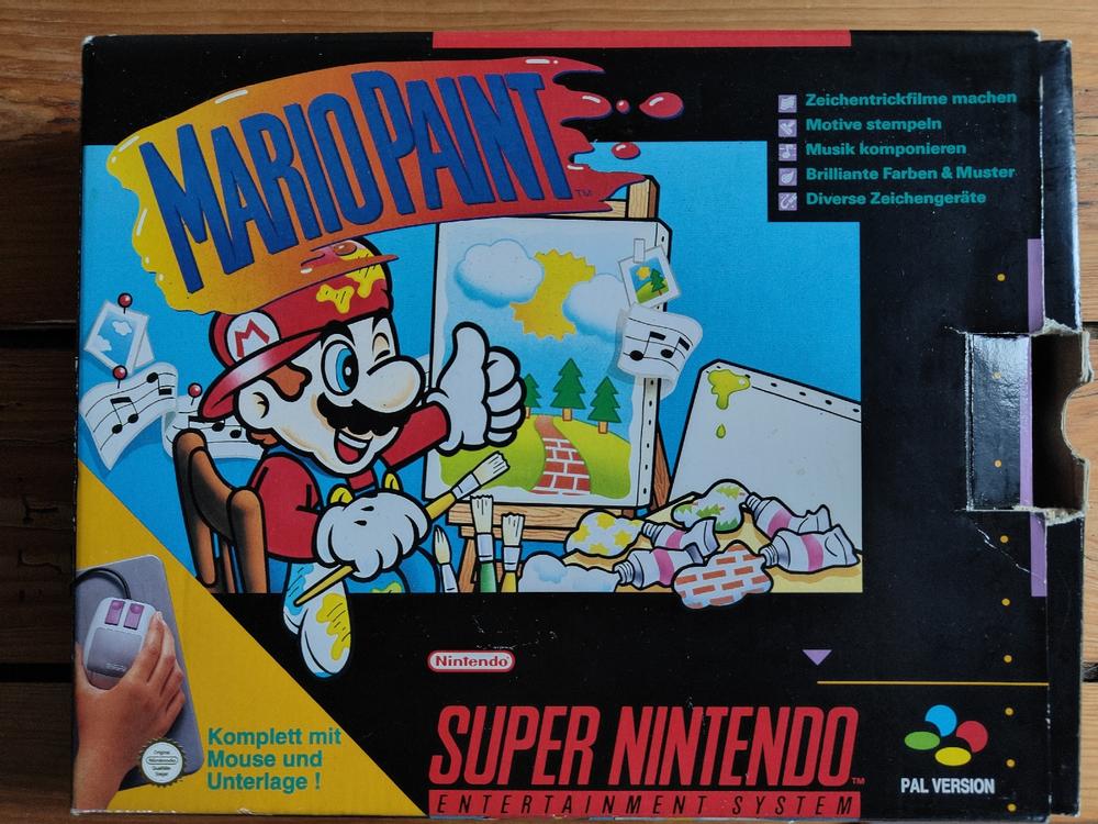 Mario Paint SNES Kaufen Auf Ricardo   Mario Paint Snes