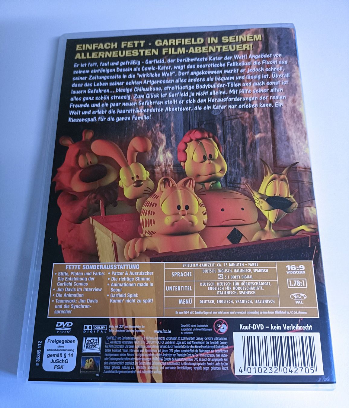 Alle DVDs: Garfield Fett im Leben – Gebraucht aus Köniz von Movieportal007 1