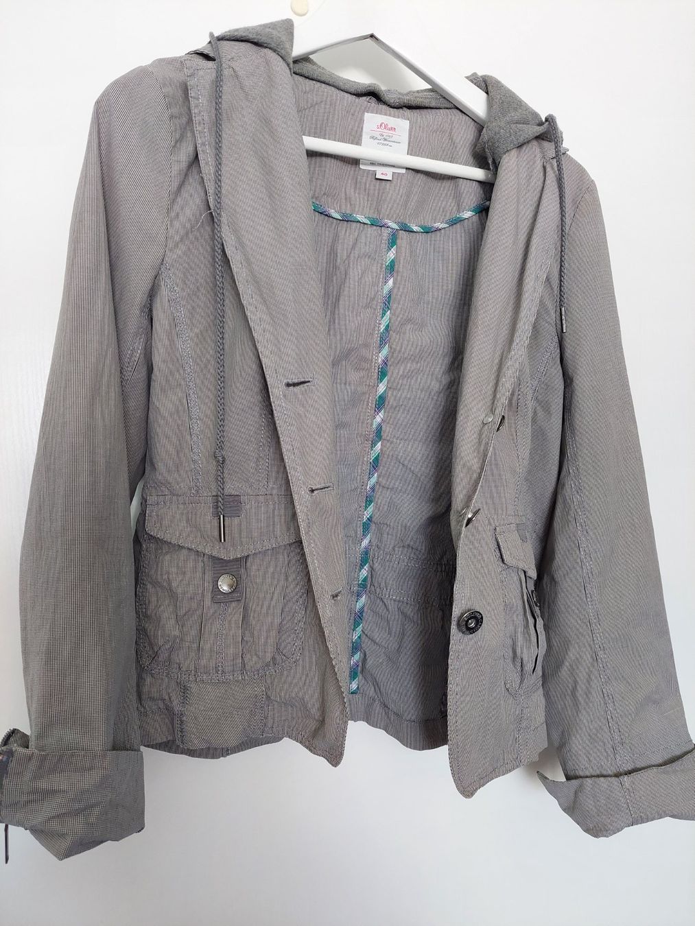 S.Oliver Giacche: Jacke s'Oliver Gr. 40 mit Kapuze – Usato da Beckenried venduto da Anmu1 4