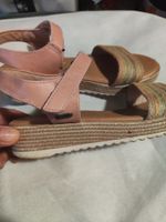 Sommerliche Esprit Sandalen, Grösse 34, Pink/Braun, Top!