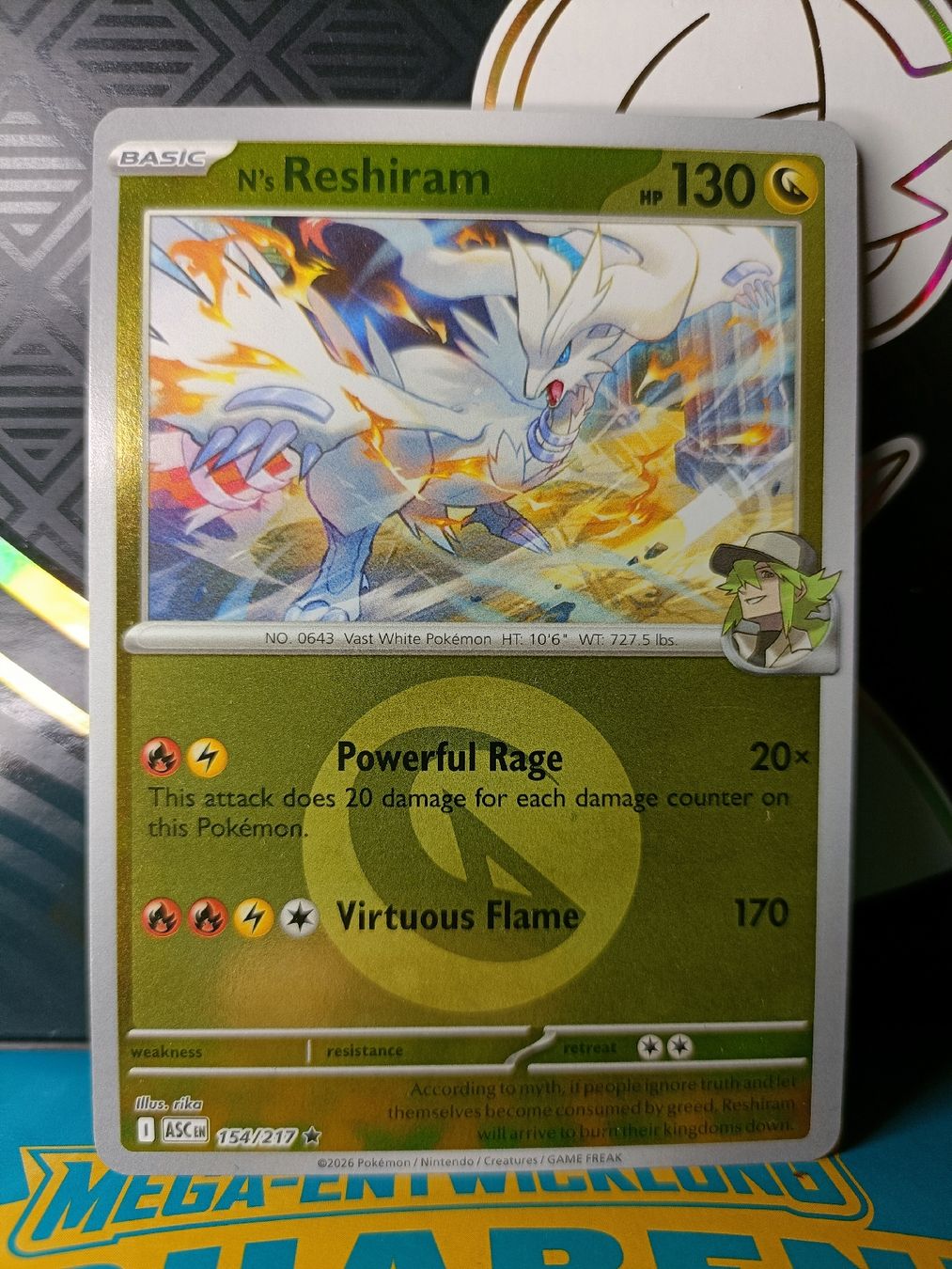 Pokémon Carte collezionabili: N's Reshiram Reverse Acended heros (EN) – Usato da Zürich venduto da Sysyem-pokemon