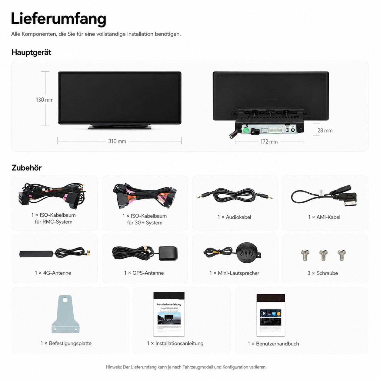 Navigationsgeräte: Audi A1 Android Blidschirm Carplay RDS Autoradio – Neu und originalverpackt aus Chiasso von online.shop 7