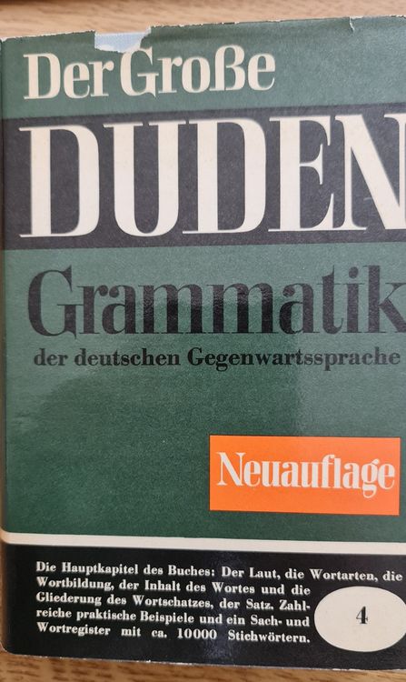 Livres: Duden Grammatik der deutschen Gegenwartssprache – D'occasion à Sempach Station par Semion